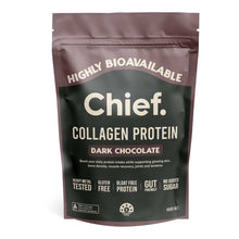 CHIEF Collagen Protein Powder Dark Chocolate 450g pouch