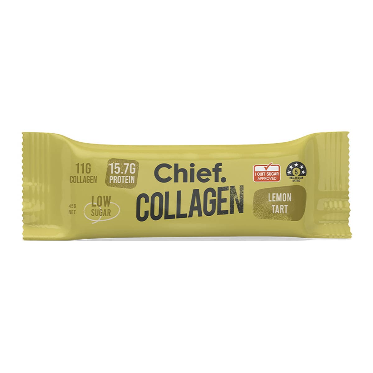 CHIEF Collagen Protein Bar Lemon Tart 45g