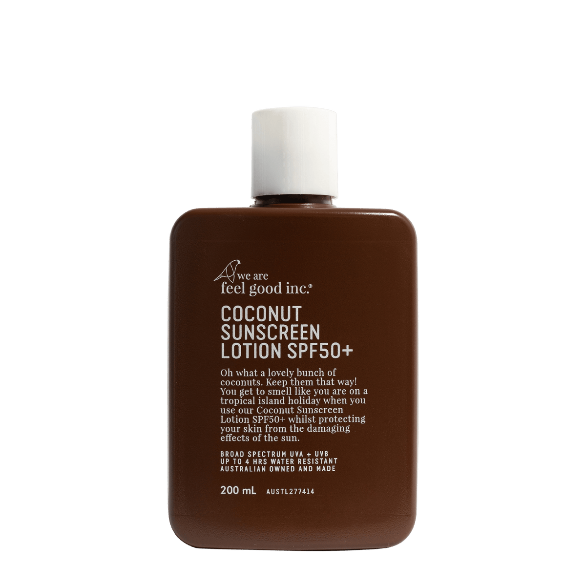 We Are Feel Good Inc. Coconut Sunscreen Lotion SPF50+ 200ml