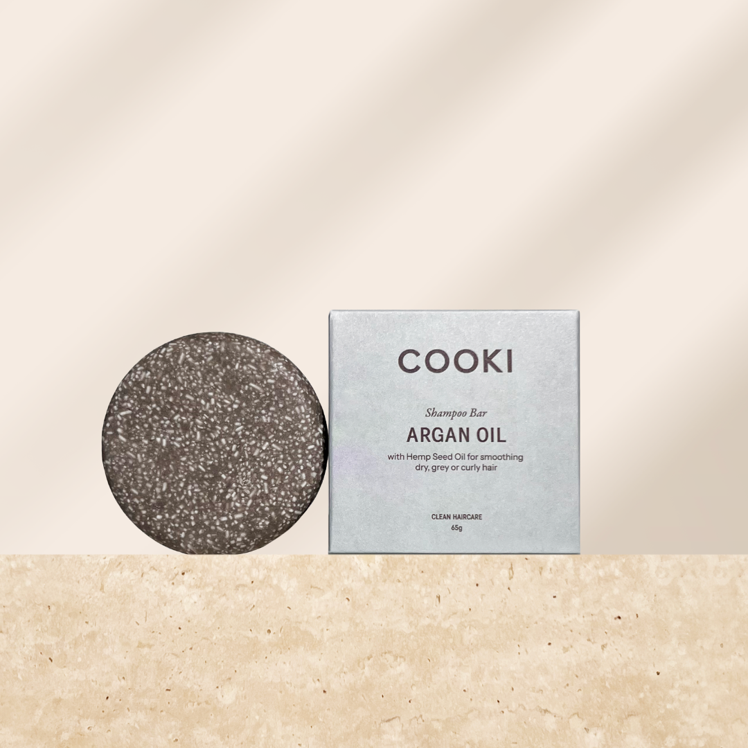 Cooki Argan Oil Shampoo Bar in box 65g