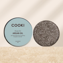Cooki Argan Oil Shampoo Bar Jumbo with tin 108g