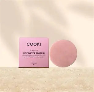 Cooki Haircare Rice Water Protein Shampoo Bar 65g Tin