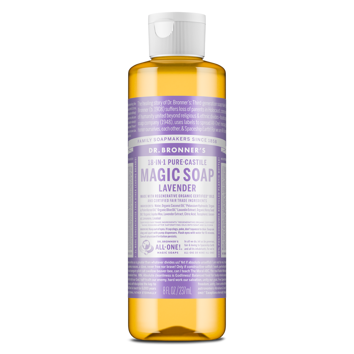 Dr. Bronner's Lavender Pure-Castile Magic Soap 237ml