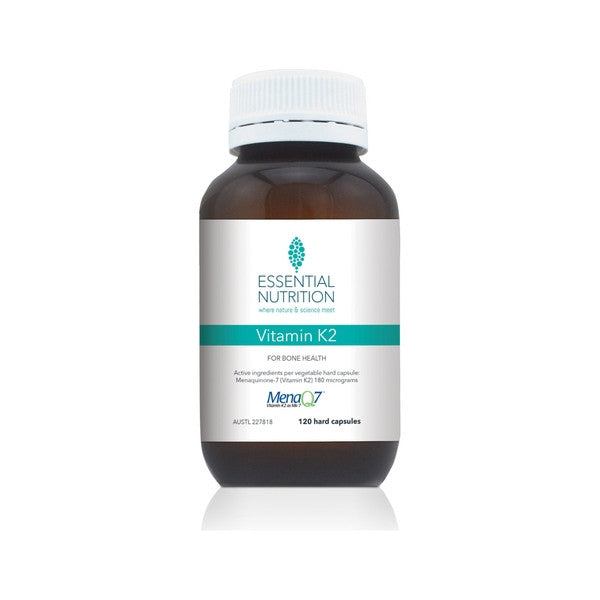 Essential Nutrition Vitamin K2 120 capsules bottle