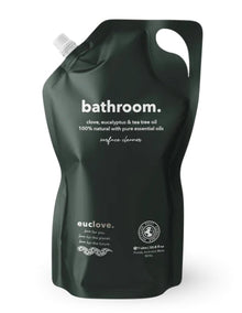 Euclove Bathroom Cleaner Refill Eucalyptus Clove and Tea Tree 1L