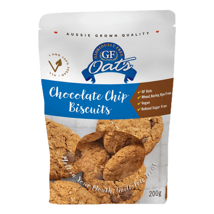 GF Oats Choc Chip Biscuits 200g 10-pack