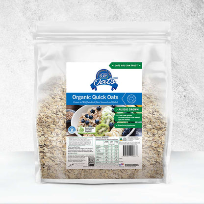 GF Oats Organic Quick Oats 2kg packet