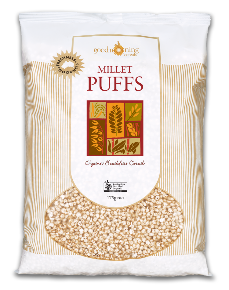 Good Morning Cereals Organic Millet Puffs 175g