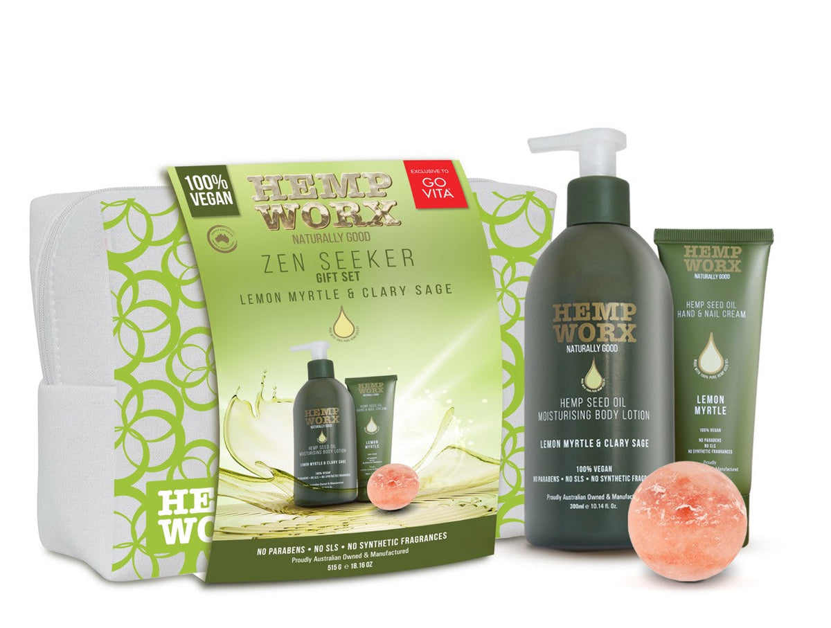 Hemp Worx Zen Seeker Lemon Myrtle Gift Set