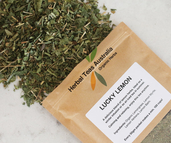 Herbal Teas Australia Lucky Lemon loose leaf herbal tea 50g