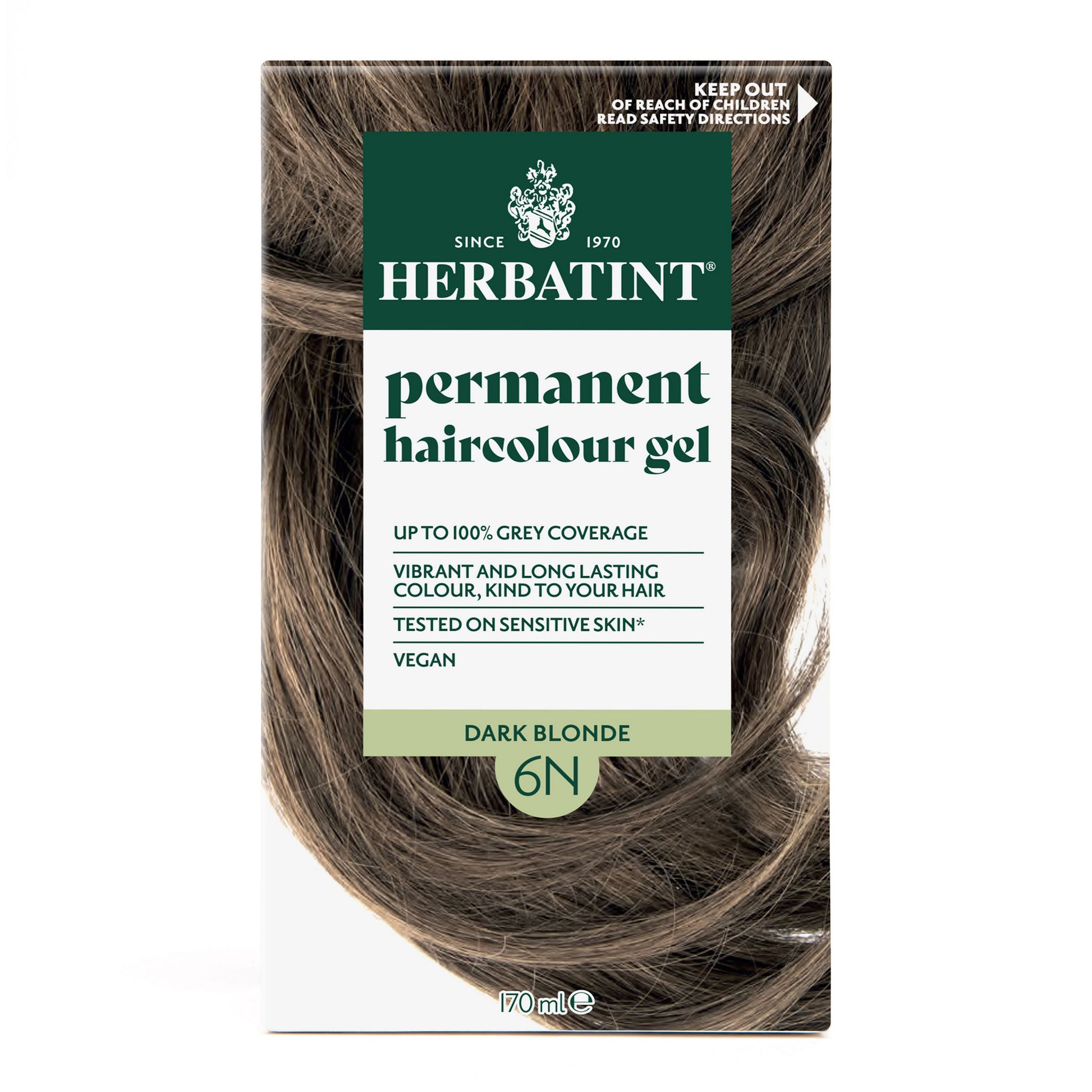 Herbatint 6N Dark Blonde permanent hair colour