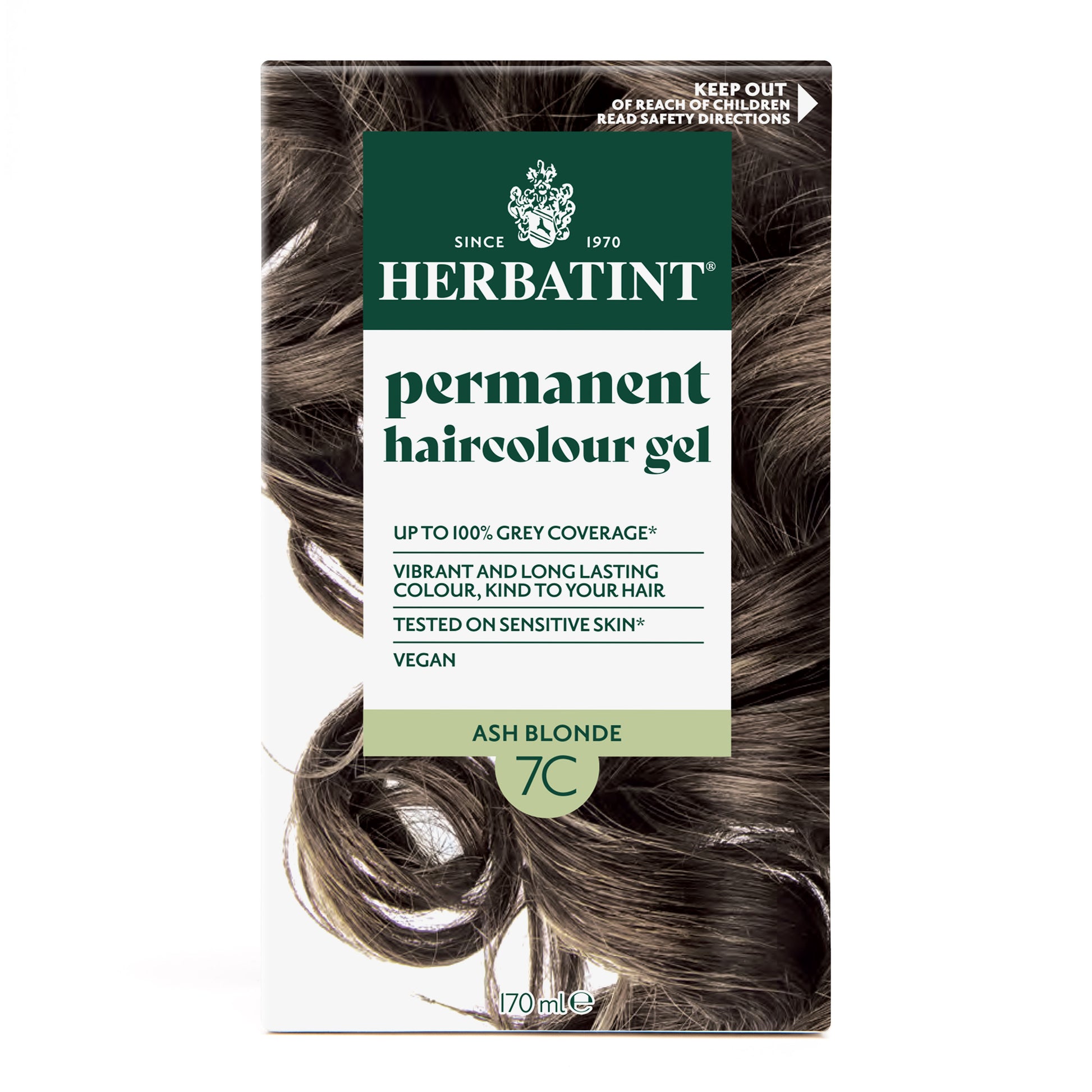 Herbatint 7C Ash Blonde permanent hair colour