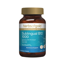 Herbs of Gold Sublingual B12 1000 75 Tablets