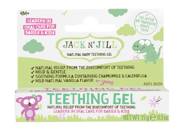 Jack N' Jill Natural Baby Teething Gel 15g box