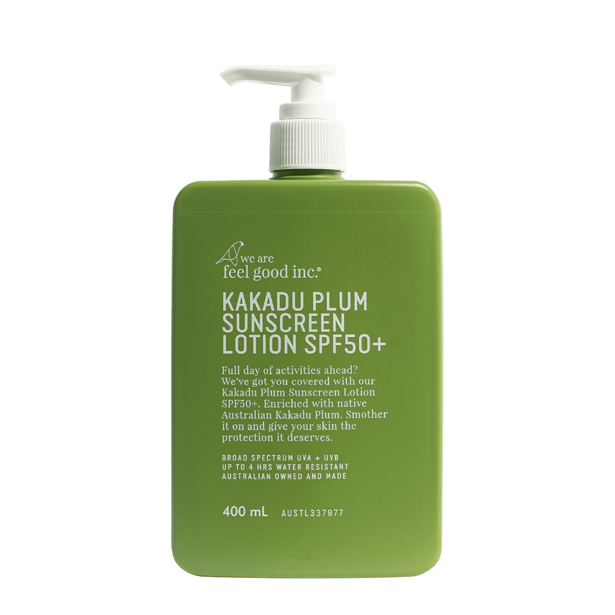 We Are Feel Good Inc. Kakadu Plum Sunscreen Lotion SPF50+ 400ml