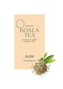 Koala Tea Glow organic green tea with hemp seed – 20 tea bags