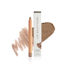 Lük Beautifood Luminous Eye Crayon Mushroom with warm rosy taupe swatch