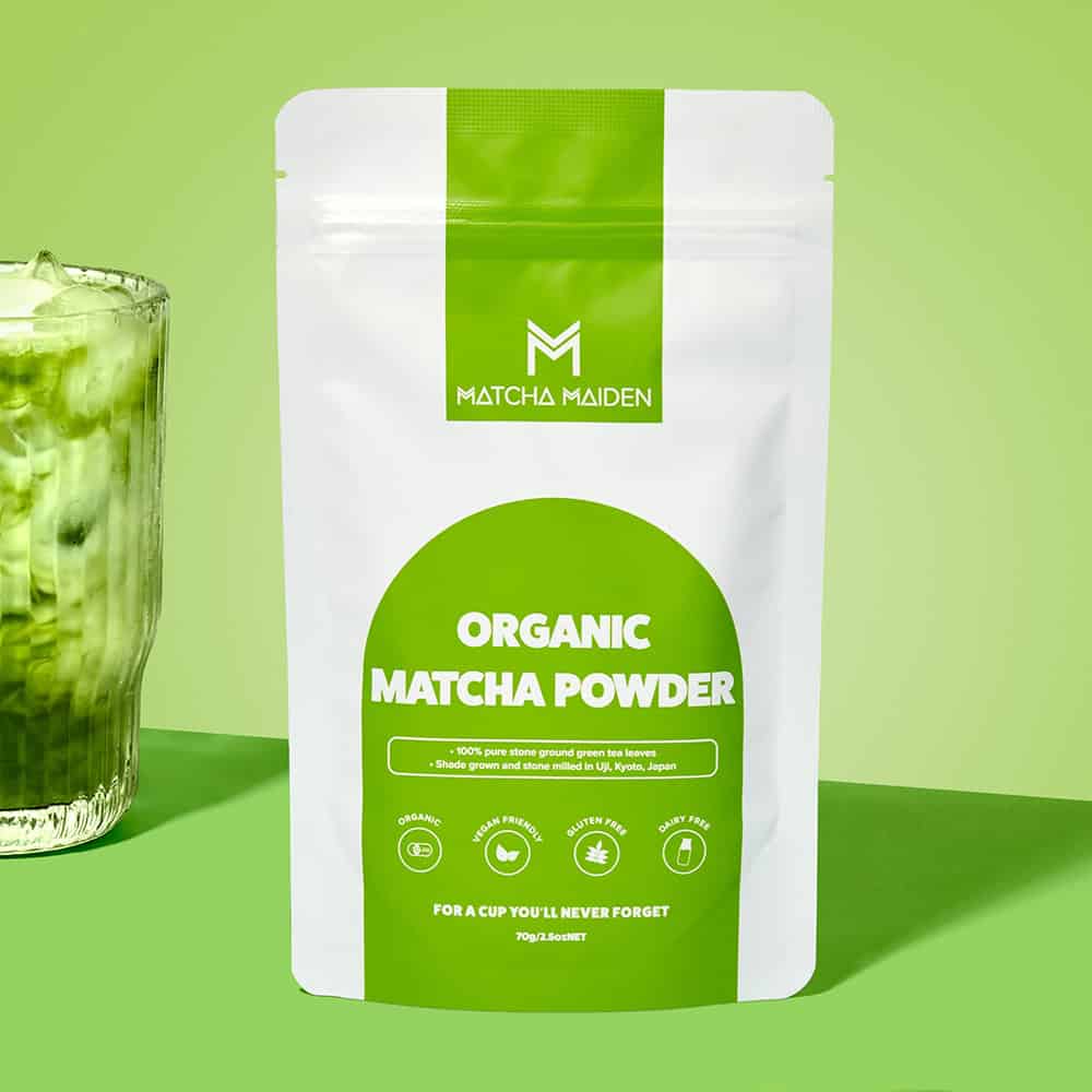 Matcha Maiden Organic Matcha Powder 70g pouch