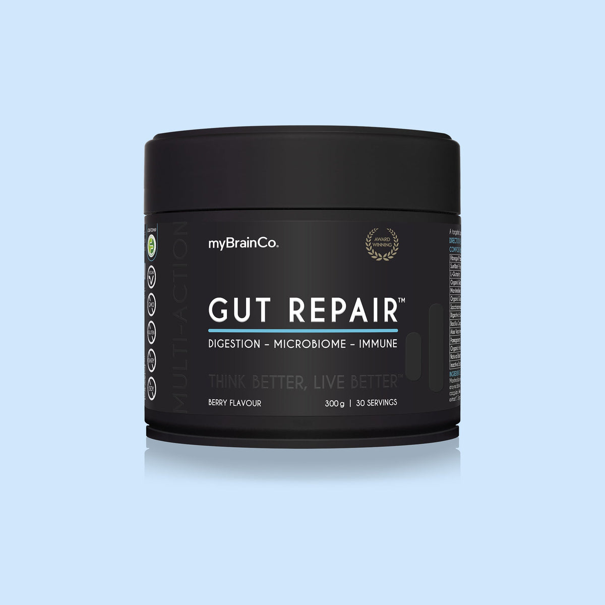 MBC Gut Repair Natural Berry 300g