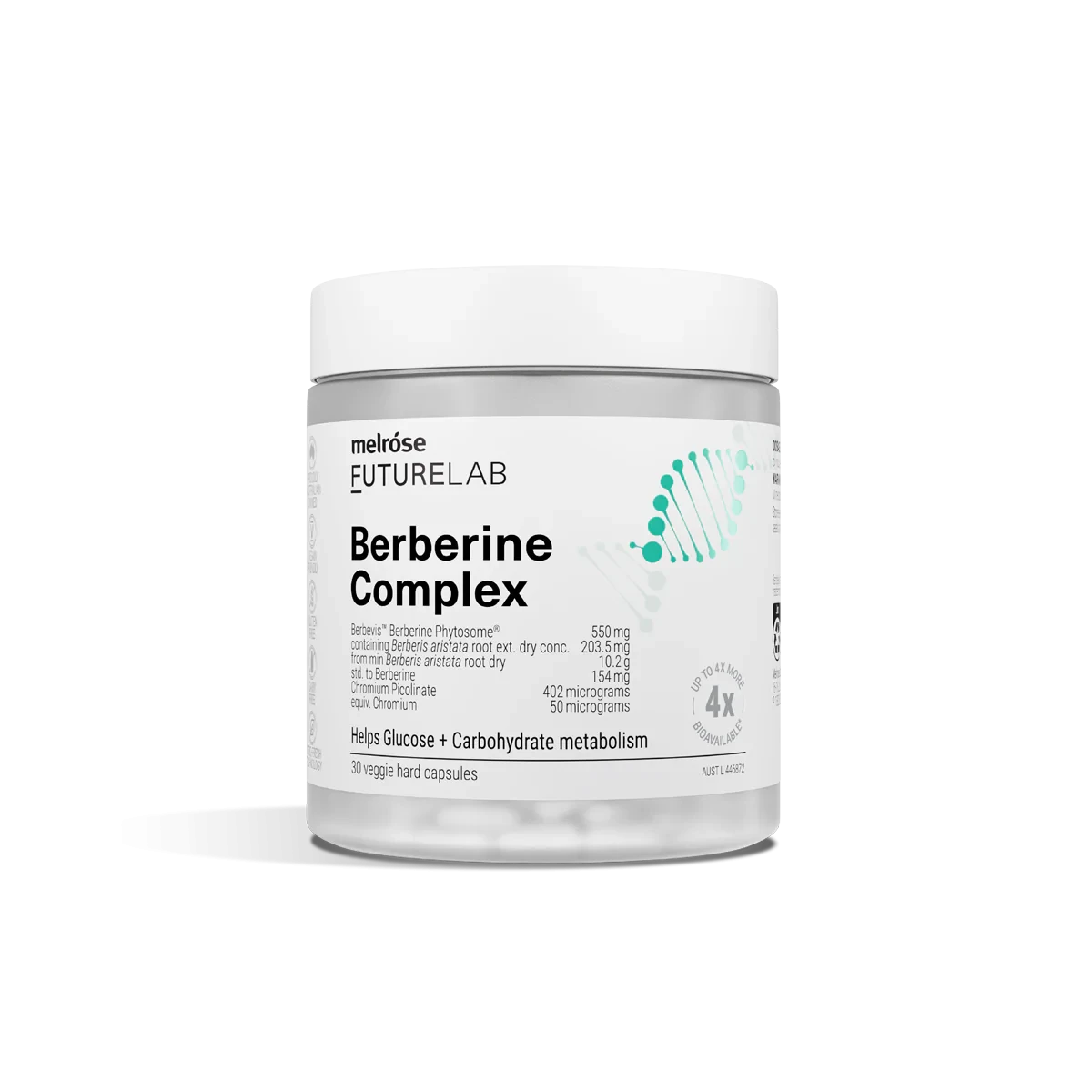 Melrose FutureLab Berberine Complex 30 capsules bottle