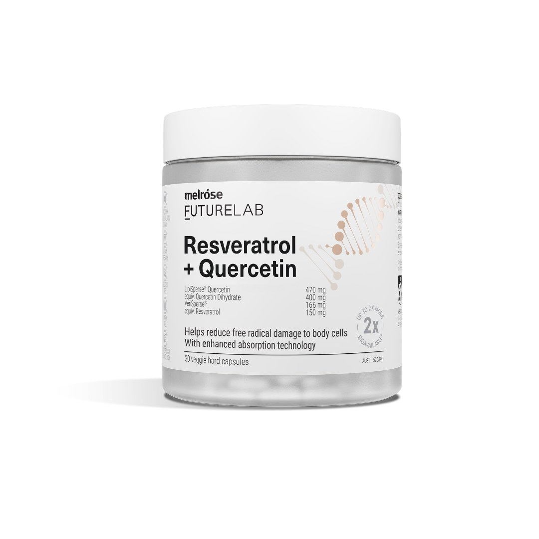Melrose FutureLab Resveratrol and Quercetin 30 capsules