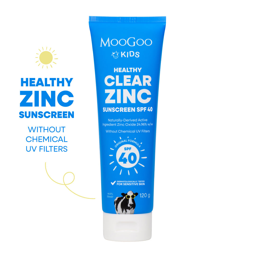 MooGoo Clear Zinc Sunscreen SPF 40 120g