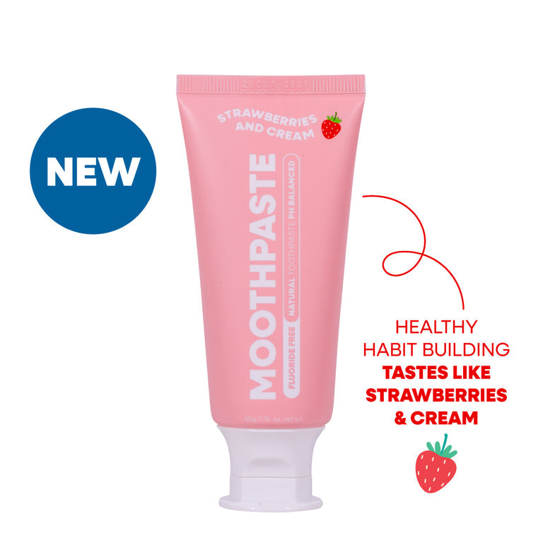 MooGoo Kids Moothpaste Strawberries and Cream 50g