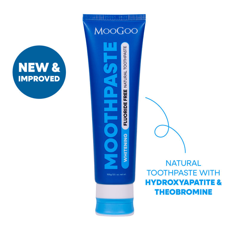 MooGoo Peppermint Moothpaste Fluoride Free 100g