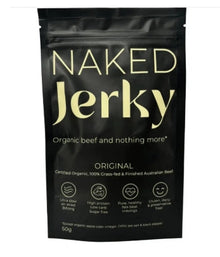 Naked Jerky Certified Organic Beef Jerky Original 50g