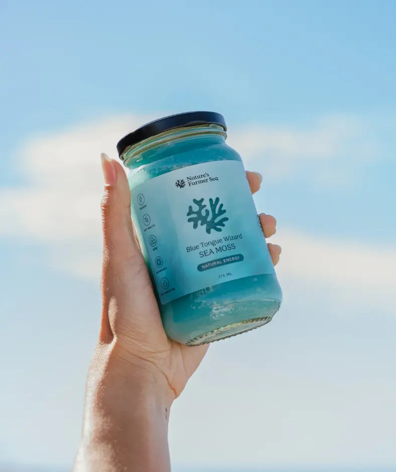 Nature's Farmer Sea Blue Tongue Wizard Sea Moss Gel supplier photograph