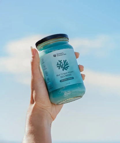 Nature's Farmer Sea Blue Tongue Wizard Sea Moss Gel supplier photograph