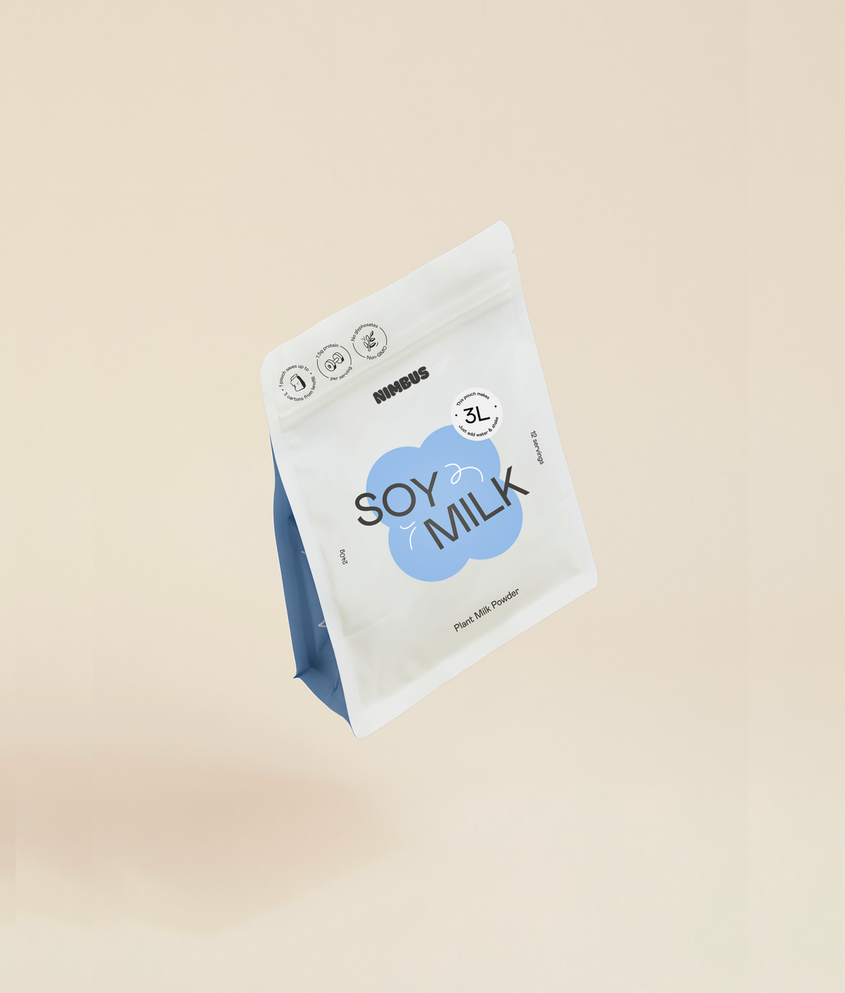 Nimbus Soy Milk Powder Pouch 3L 240g