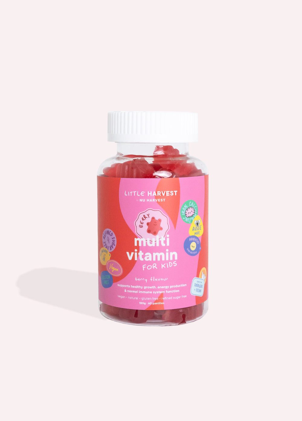 Nu Harvest Kids Multivitamin and Probiotic Gummies 60 pack