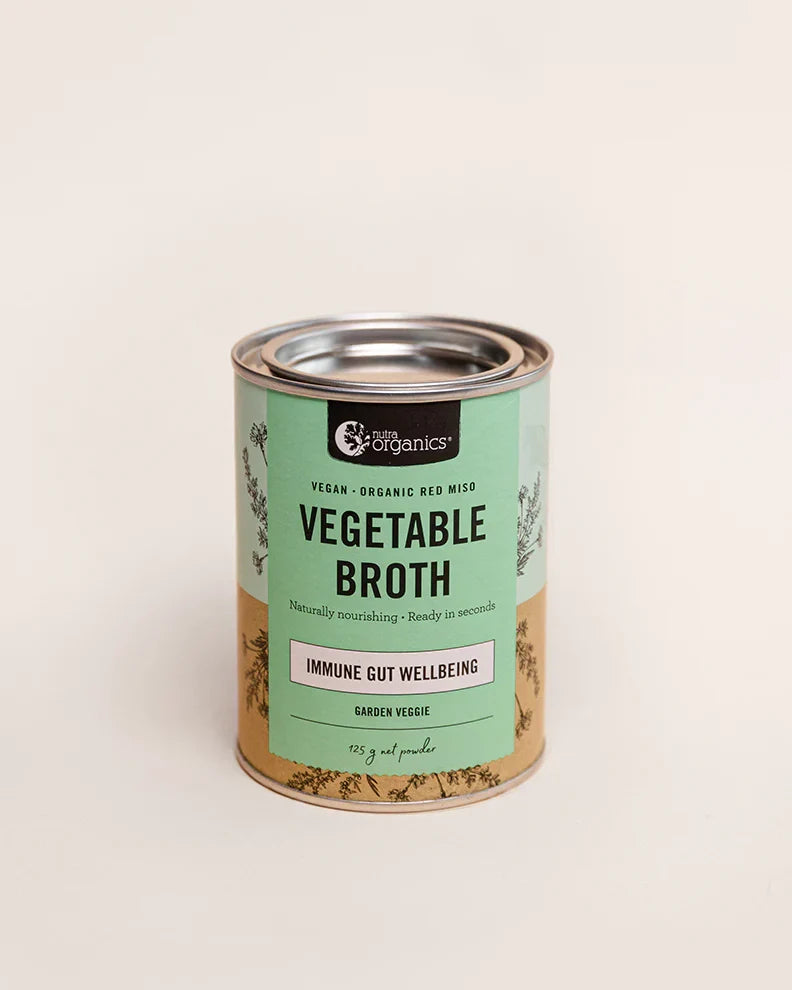 Nutra Organics Vegetable Broth Garden Veggie 125g pouch