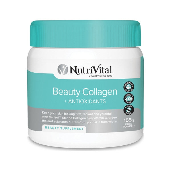 NutriVital Beauty Collagen + Antioxidants 155g supplement