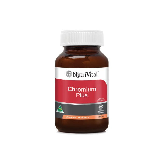 NutriVital Chromium Plus 200 Tablets supplement