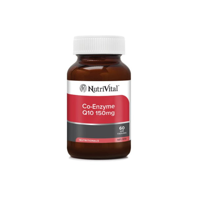 NutriVital CoEnzyme Q10 150mg 60 Capsules supplement