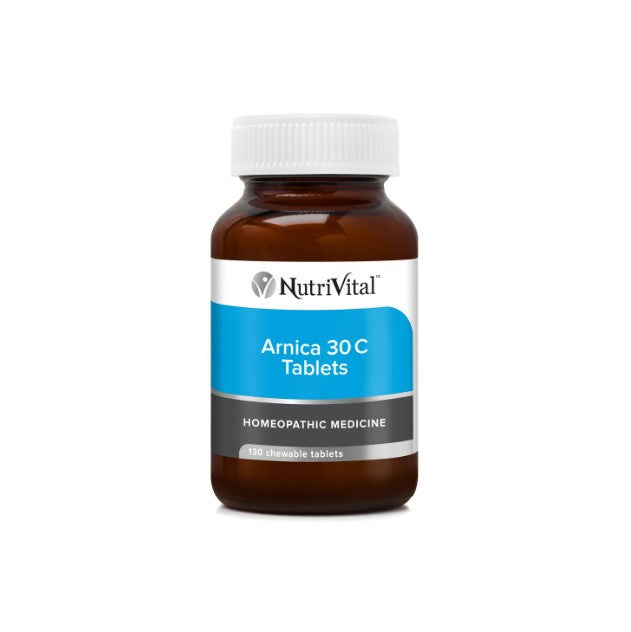 NutriVital Homeopathic Arnica 30C 130 Chewable Tablets