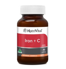 NutriVital Iron + C 30 Capsules supplement
