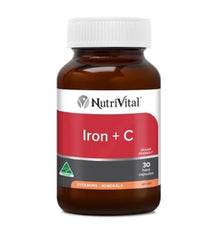 NutriVital Iron + C 30 Capsules supplement