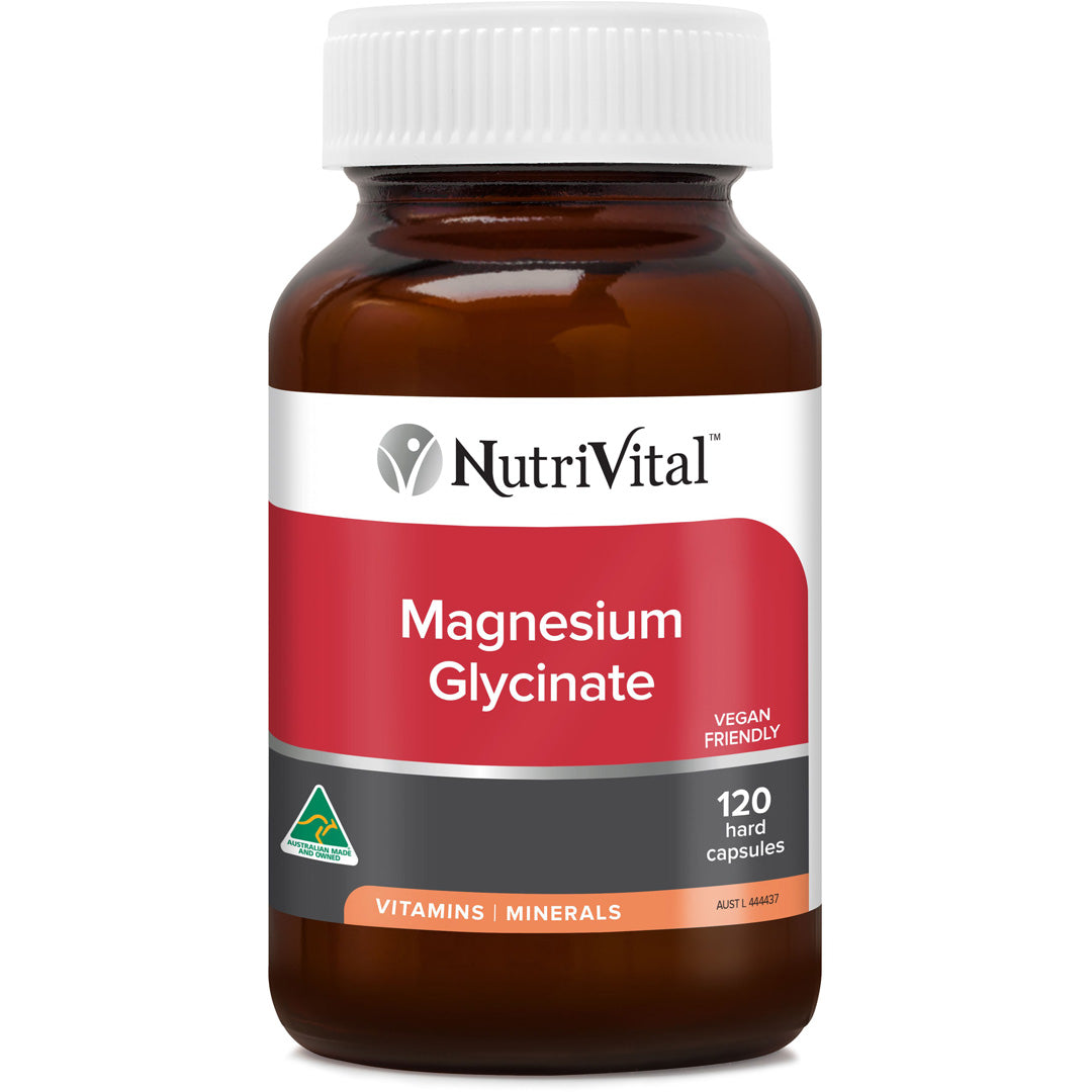 NutriVital Magnesium Glycinate 120 Capsules bottle