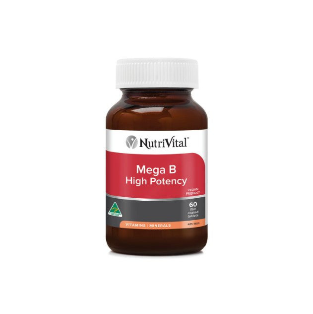 NutriVital Mega B High Potency 60 Tablets