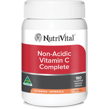 NutriVital Non-Acidic Vitamin C Complete 180 Tablets bottle