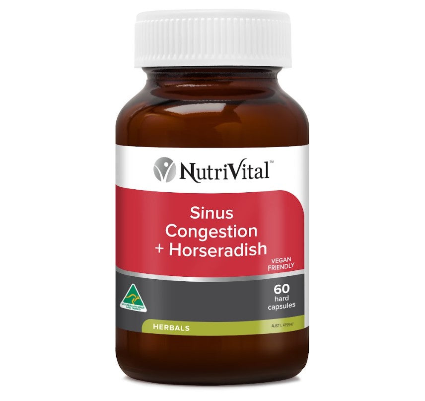 NutriVital Sinus Congestion and Horseradish 60 Capsules
