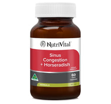 NutriVital Sinus Congestion and Horseradish 60 Capsules