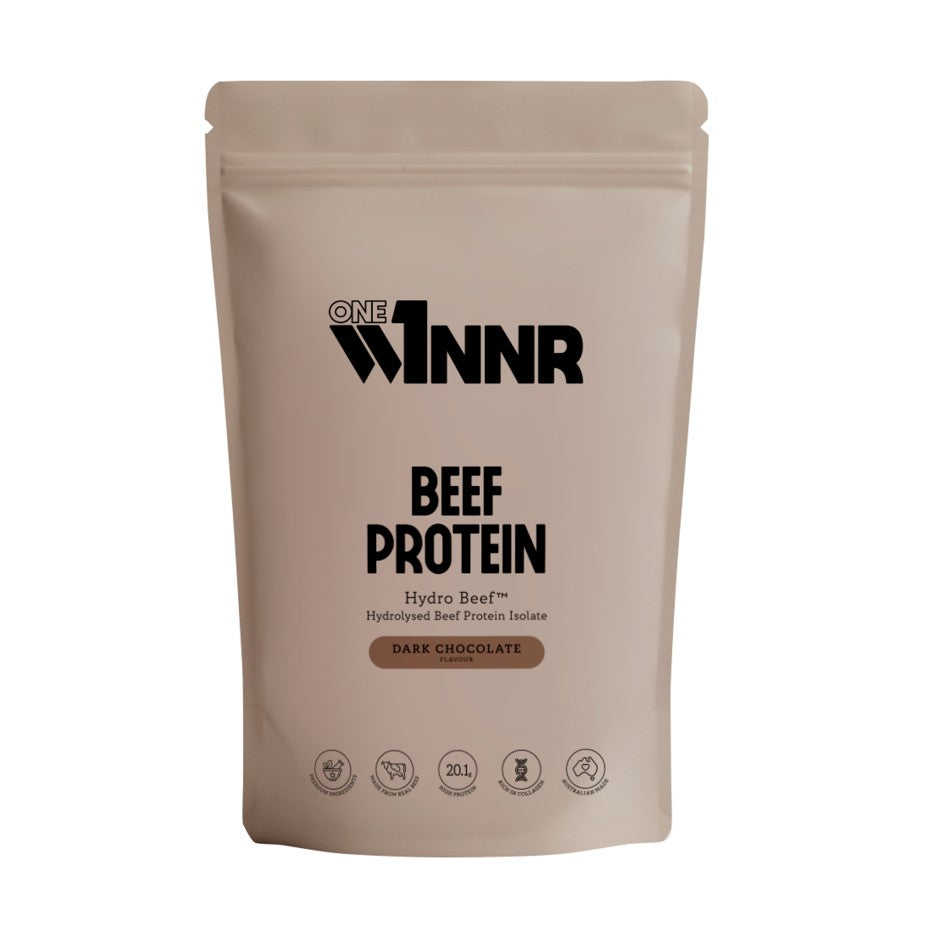 ONE W1NNR Hydro Beef Dark Chocolate 500g