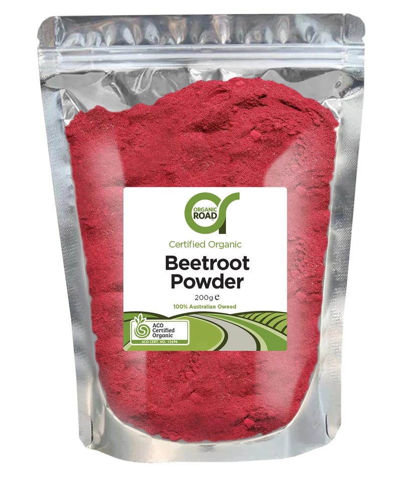 Organic Road Certified Organic Beetroot Powder 200g pouch