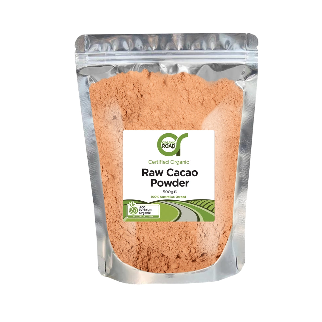 Organic Road Certified Organic Raw Cacao Powder 500g