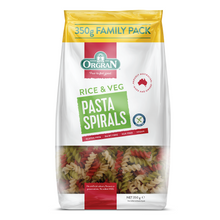 Orgran Gluten Free Rice and Vegetable Pasta Spirals 350g