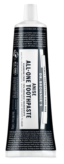 Dr Bronners Toothpaste Anise 140g